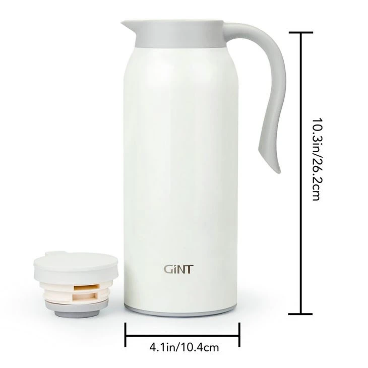 Customized 2 Liter Stainless Steel Thermal Carafe Double Walled Vacuum Insulated Coffee Water Thermos